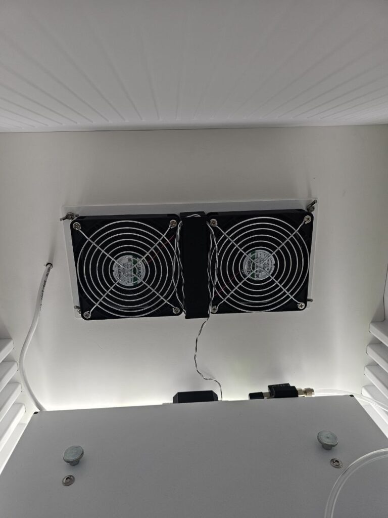 Rückwandlüfter 2fach Growbox